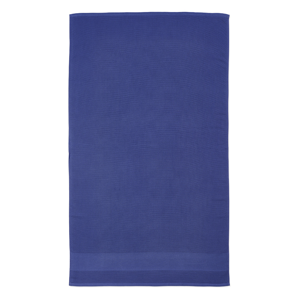 Grand drap de bain personnalisé coton recyclé 500g Botticelli XL Bleu marine